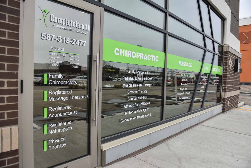 Calgary Clinic Entrance | Complete Health | Chiropractic & Wellness Clinic | Okotoks & SW Calgary