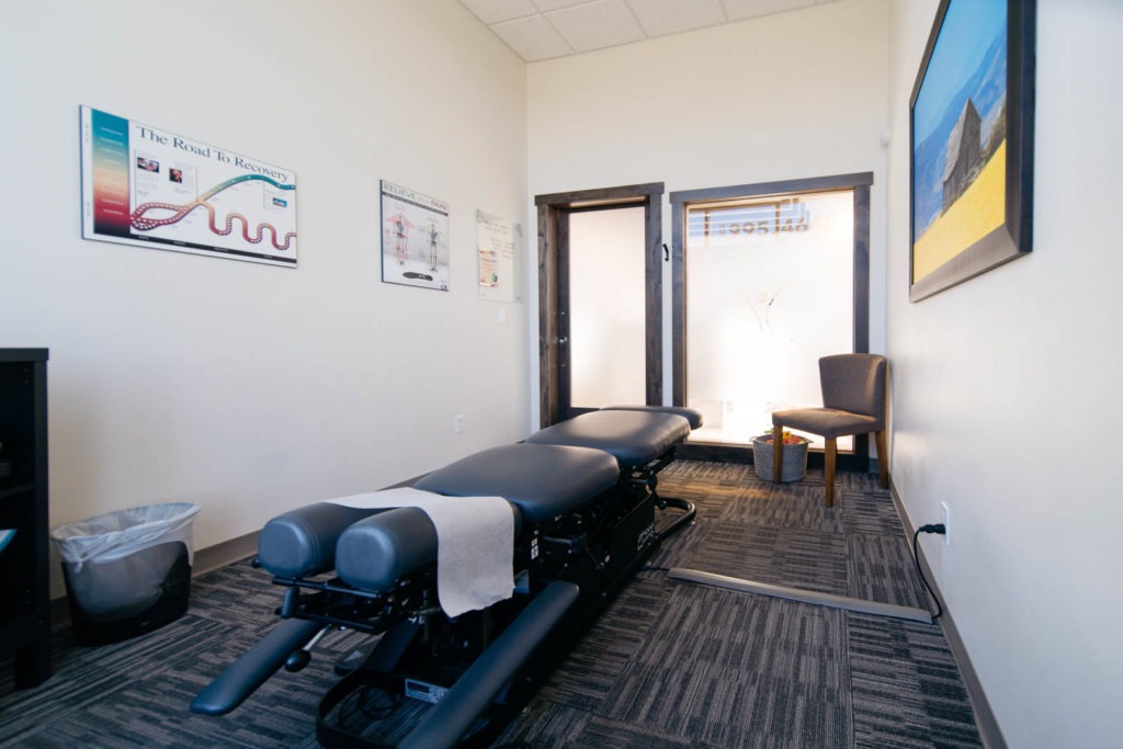 Chiropractic Care Treatment Room | Complete Health | Chiropractic & Wellness Clinic | Okotoks & SW Calgary