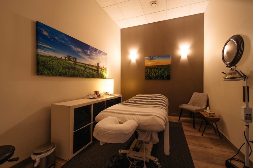 Massage Treatment Room | Complete Health | Chiropractic & Wellness Clinic | Okotoks & SW Calgary